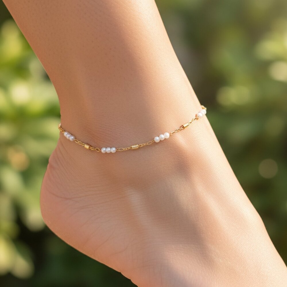 Dainty Anklet for Women – Elegant Everyday Jewelry & Perfect Gift | MLCRC1154
